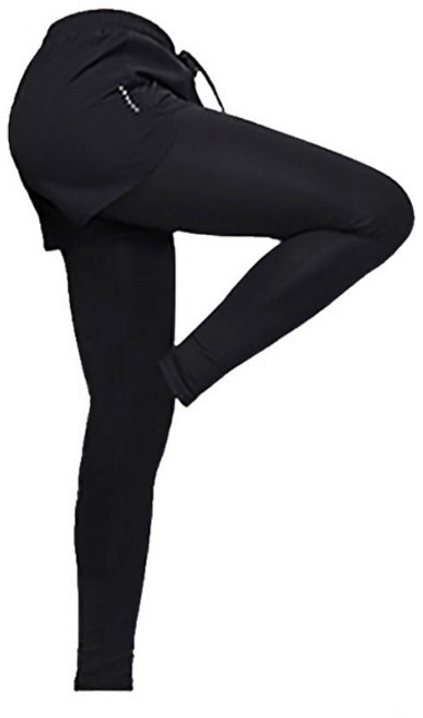 Body Play 女性瑜珈皮拉提斯九分短褲內搭褲