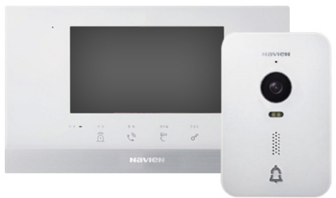 경동원 아날로그 비디오폰 인터폰 NHA-0793H + NHA-DPA1H 4선식 패키지 화이트, NHA-0793H(비디오폰), NHA-DPA1H(인터폰)
