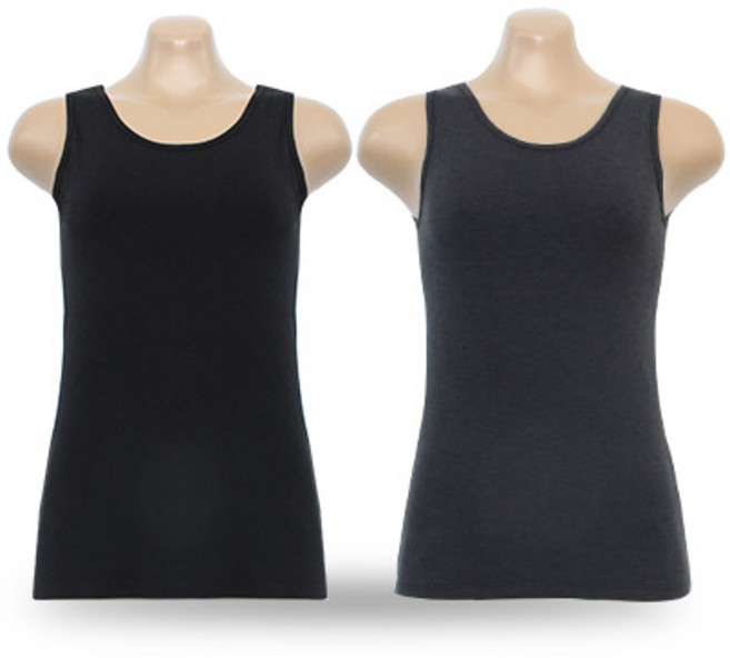 필테라 여성용 기모 면스판 런닝 2p