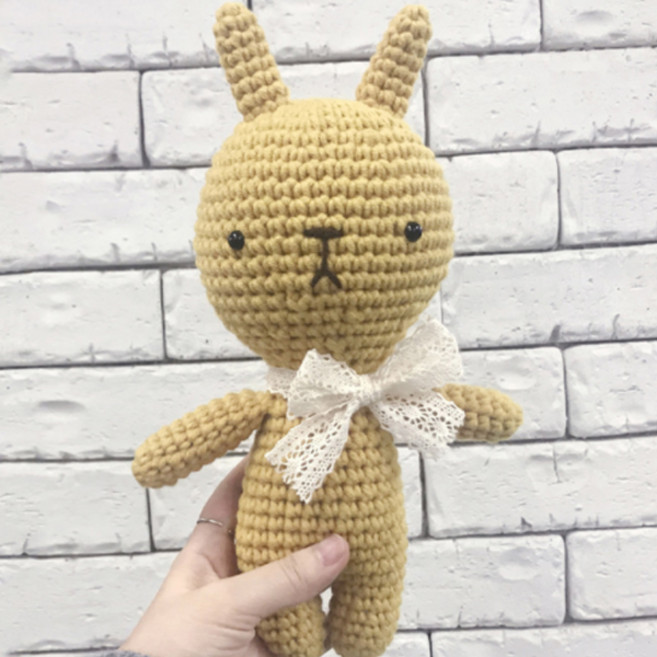 아이한코 뚱이 Big 코바늘 뜨개질 손뜨개 DIY인형세트, 1세트, 020 머스타드