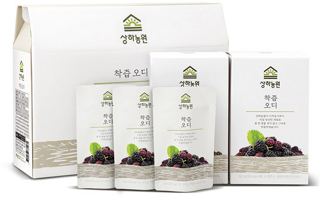 상하농원 착즙 오디, 80ml, 24개