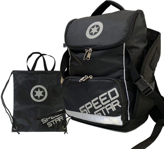 스피드스타 프로 인라인 백팩, 블랙, 1개