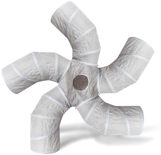 딩동펫 고양이 5중 터널하우스 대형, 혼합색상, 1개