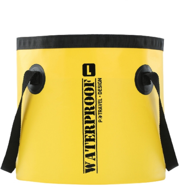 프란시스 휴대용 방수 멀티 족욕바스켓 Y10 옐로 L, 1개