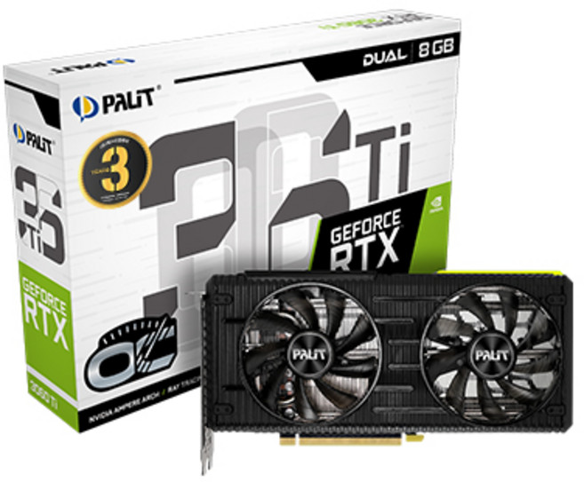 팰릿 지포스 RTX 3060 Ti Dual OC D6 8GB 그래픽카드 (STCOM)