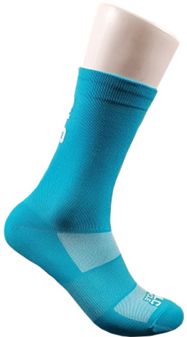 오엘씨 MTB 싸이클 기능성 자전거 양말, 블루, 1개