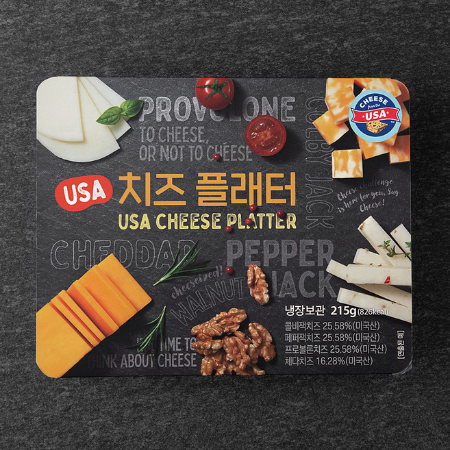 USA 치즈 플래터, 215g, 1개입, 1개
