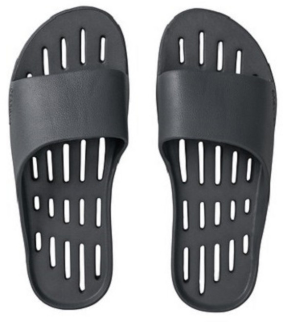 디어커스 누볼라 EVA 욕실화, 딥그레이, 1개