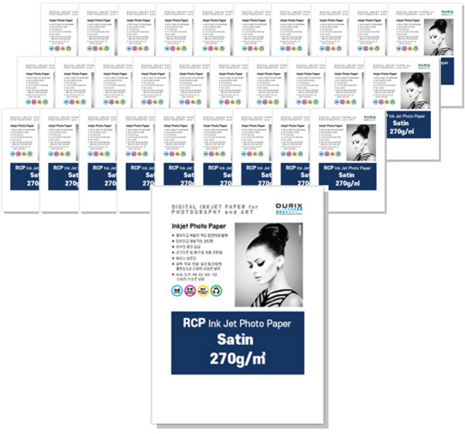 두릭스 사틴 포토 인화용지 4 x 6 270g, 100개