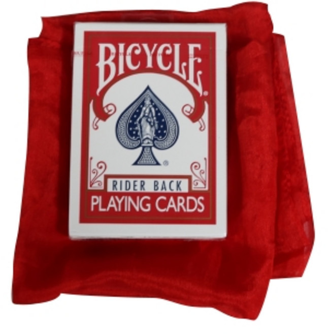 바이시클 마술 카드덱 + 실크스카프 랜덤발송, 랜덤 발송, 1세트