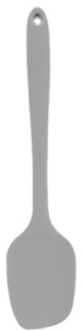 실리팟 실리콘 이유식 스파츌라 대, 그레이, 1개