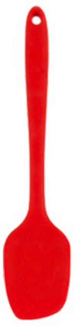 실리팟 실리콘 이유식 스파츌라 대, 프리미엄레드, 1개
