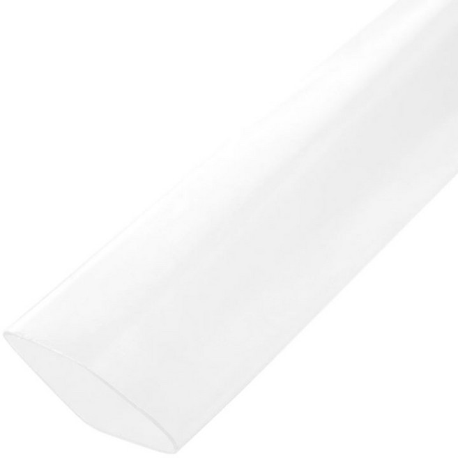 다용도 손잡이 열수축 고무 튜브 민무늬 1m x 25파이, 투명, 1개