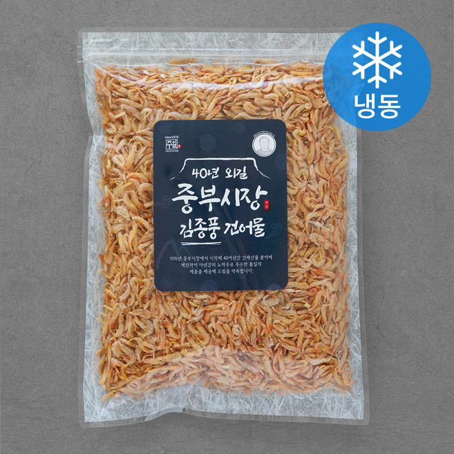 주일 40년 외길 중부시장 김종풍 건보리새우 (냉동), 380g, 1개입, 1개