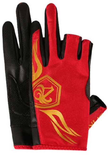 아티누스 뉴라이크라 3지 절개형 낚시 장갑, AG-848, 1개