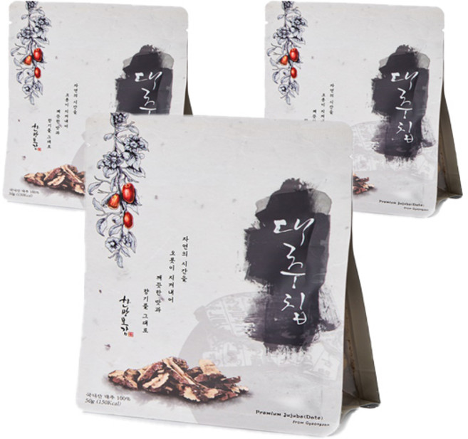 한반도 대추칩, 50g, 3개