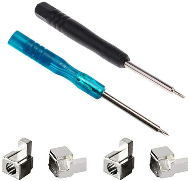 쵸미앤세븐 닌텐도 스위치 조이콘 수리 합금 메탈 걸쇠 세트, 1세트