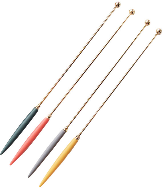 보겐 에펠 골드 머들러, 비타민, 코랄, 올리브, 그레이, 4개