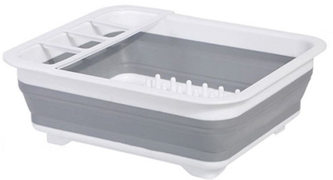 오엠티 접이식 주방 멀티 수납 식기건조대 OKA-DS69, 혼합색상, 1개