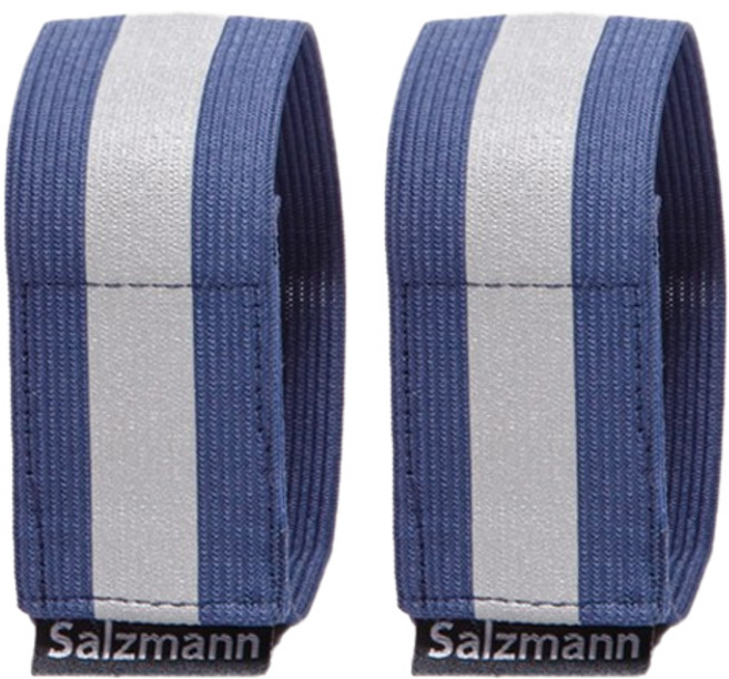 잘츠만 팔 다리 반사 밴드 43007, 네이비, 2개