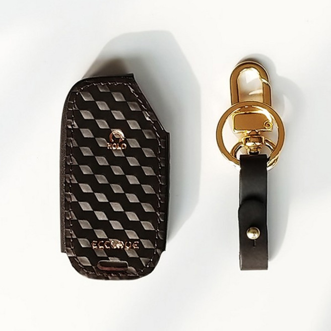 에끌라베 큐브 5버튼 K5 DL3 스마트키 케이스, Dark Brown