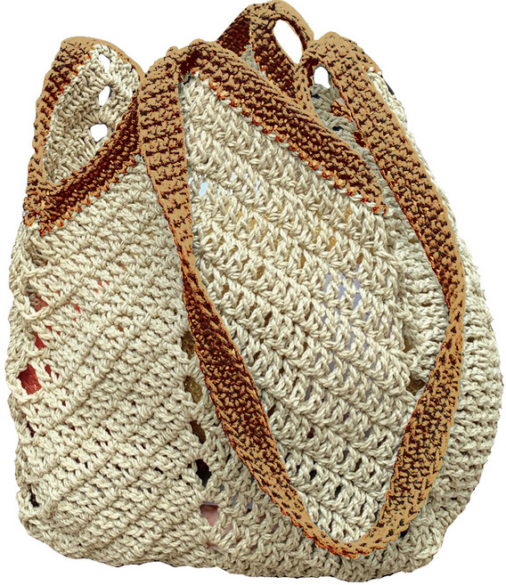 아이한코 라탄 사각 에코백 코바늘 DIY 패키지 + 동영상, 1세트, 032진베이지