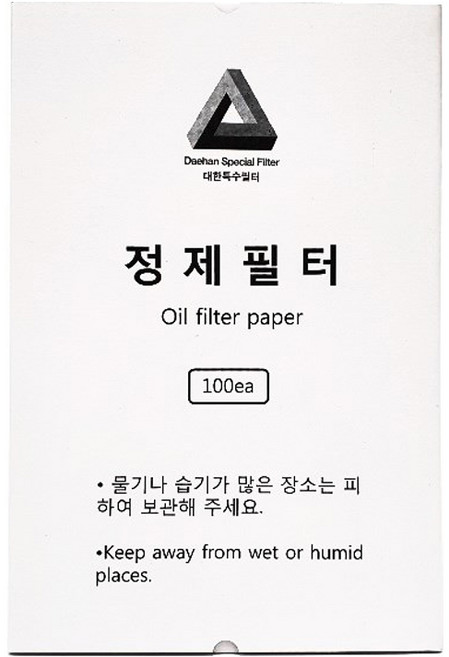 정제필터 320 x 380 mm 100p, 1개