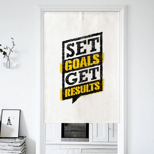 콩 케이리빙홈 옐로우 포인트 파티션 커튼 일체형