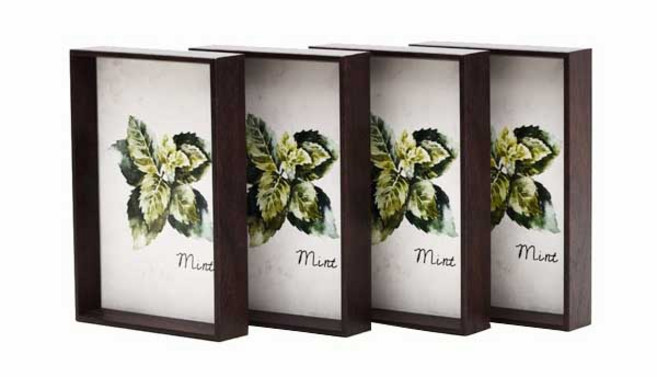 우드로하우스 타임액자 4P 세트, 월넛, 1개