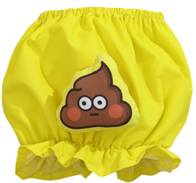 오드스튜디오 반려동물 인형 방수 헤어밴드 L, 옐로우(따또), 1개