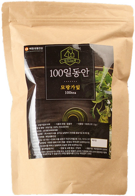 해밀생활건강 100일동안 모링가잎차 삼각티백, 1.2g, 100개입, 1개