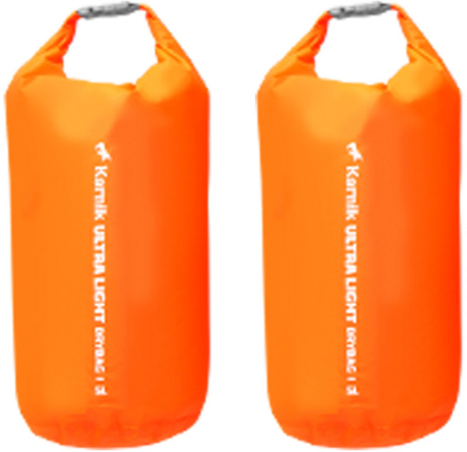 Karnik 超輕量防水袋 5L x 2入, 橘色