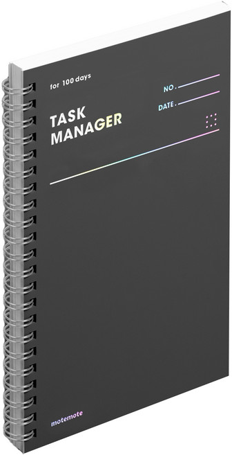 모트모트 태스크 매니저 100DAYS 플래너, 다크호스, 1개