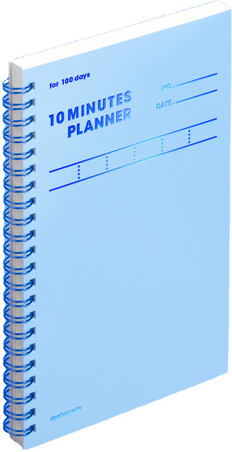 모트모트 텐미닛 플래너 100days 노트, Serenity, 1개