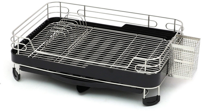 스타아미 오메가 식기건조대 1단, 블랙