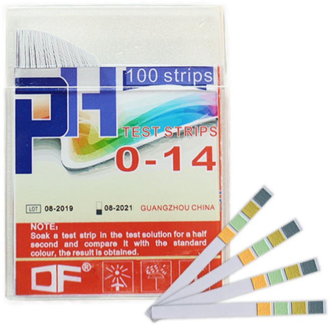 행복한농부 pH 시험지 0-14 스틱형, 100개