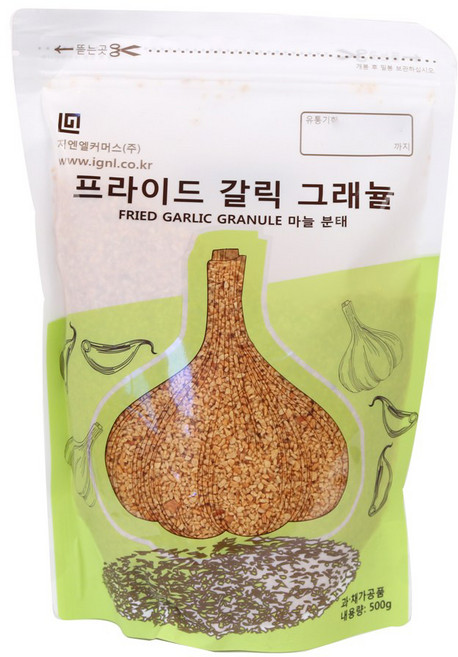 지엔엘커머스 마늘후레이크 분태, 1개, 500g