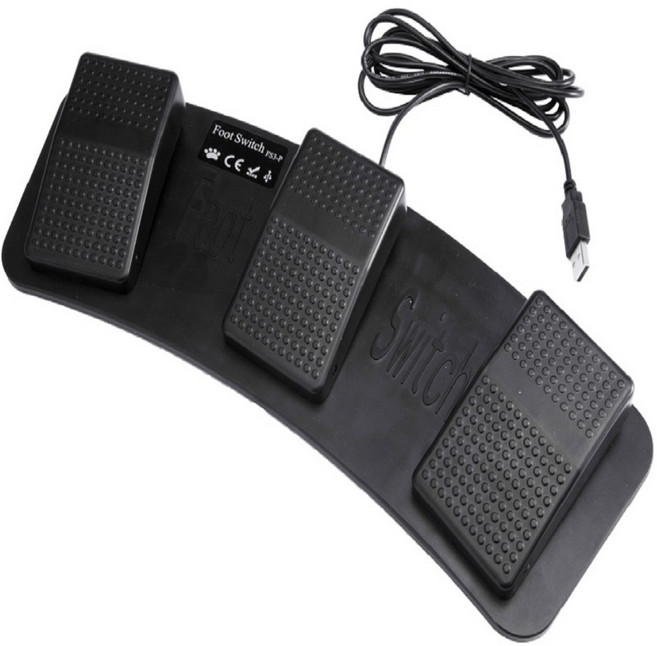 웰플레이 단축키 3버튼 usb 풋스위치