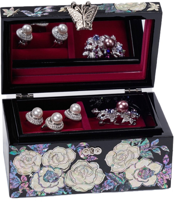 장미 자개함 검정, 1개