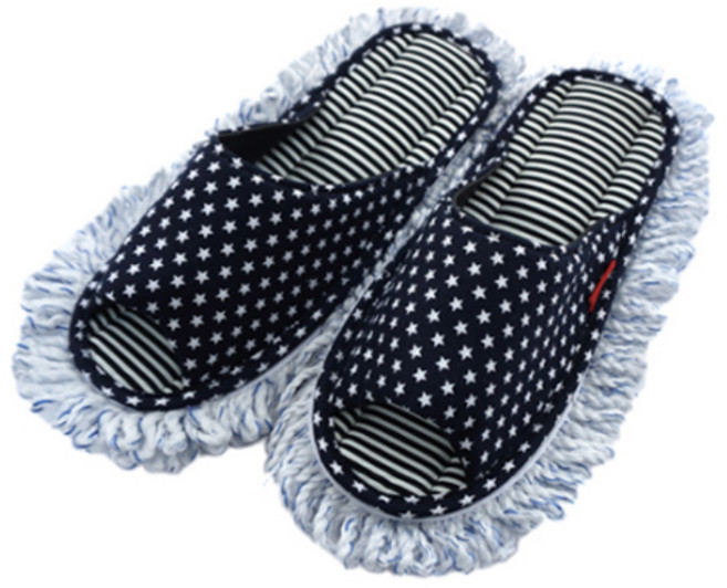 홍기실내화 북유럽풍 별 청소슬리퍼, 1세트