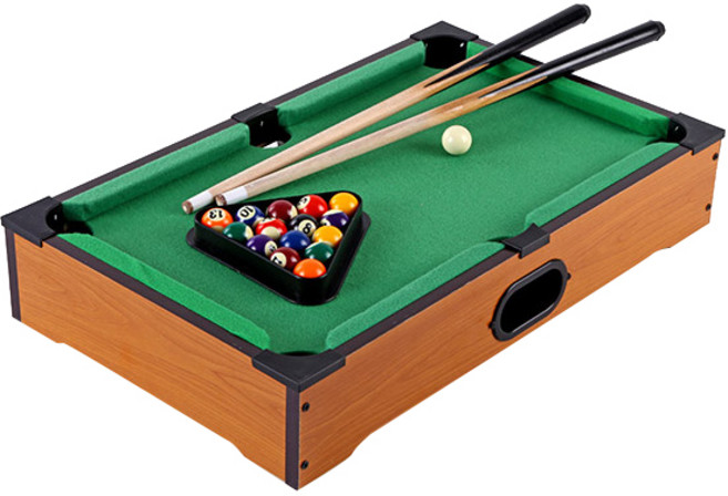 히든템 미니 당구대 보드게임, 혼합색상, 1개