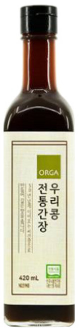 올가홀푸드 우리콩 전통간장, 420ml, 1개