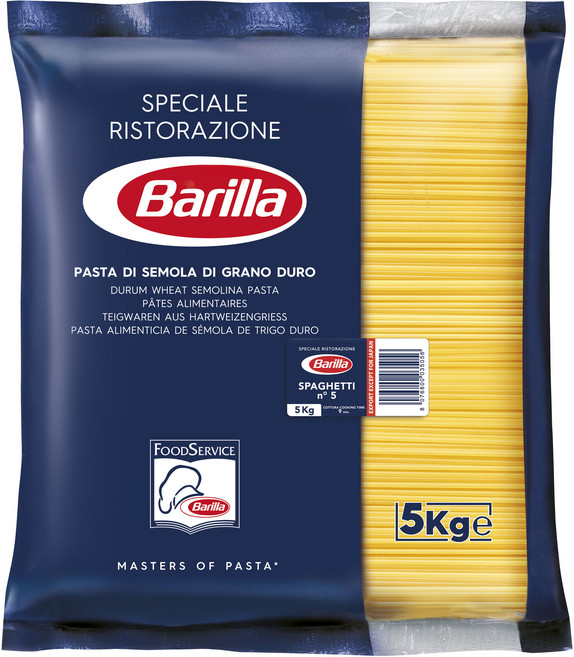 Barilla 百味來 義大利麵 3 N.5, 1個, 5kg