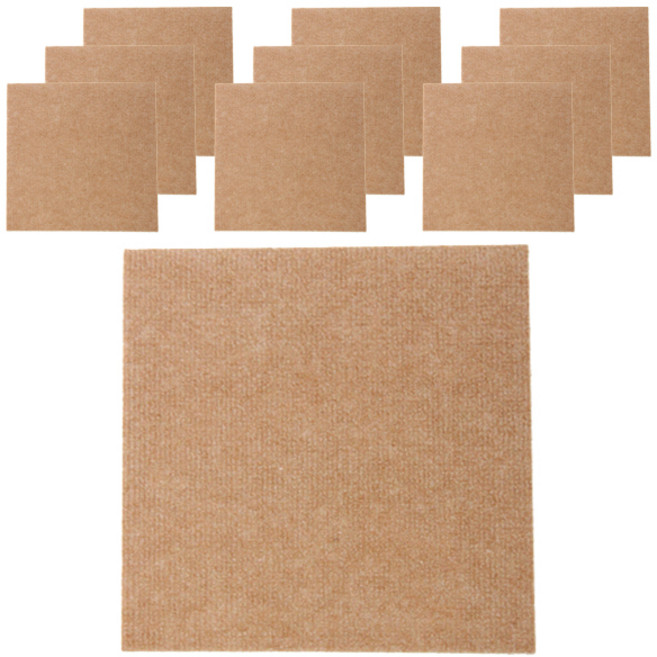 애구애구 강아지 미끄럼방지 보호 바닥 매트, 샌드, 10개