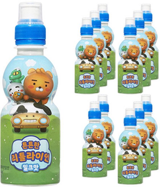 카카오프렌즈 혼합음료 리틀어피치 밀크맛, 245ml, 12개
