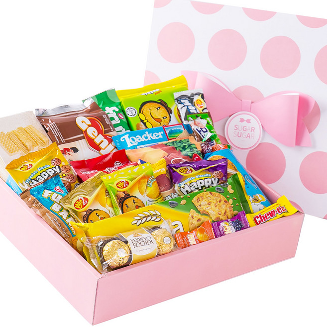 러브 리본 프리미엄 과자세트 랜덤발송, 과자 20종, 1세트