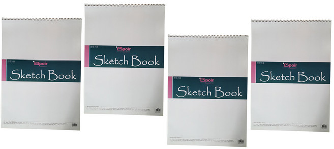 희망노트 전문가용 스케치북, 4절, 10매, 4개