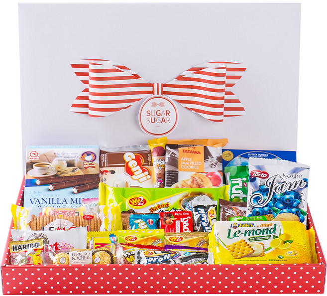 럭셔리 리본 프리미엄 과자세트 랜덤발송, 과자 24종, 1세트