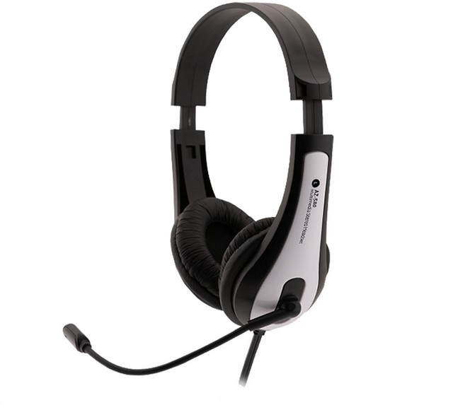 애니젠 스테레오 멀티 미디어 헤드셋, AZ-580, 블랙