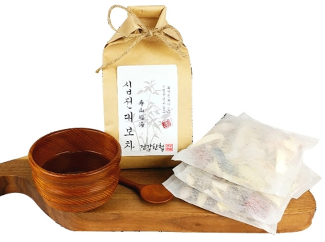 에보니 건강한첩 한방 십전대보차 재료 35g x 3p + 티스푼 세트, 1세트